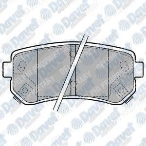 DELPHI LP1952 Fren Balatasi Arka Wva 24320 Hyundai Accent Era 07-11 I20 08-15  I30 07-12 Ix20 10-> Ix35 10-> Sonata 10-14 Ceed 06-12 Cerato 08-> Rio 05-> Sportage 04-11